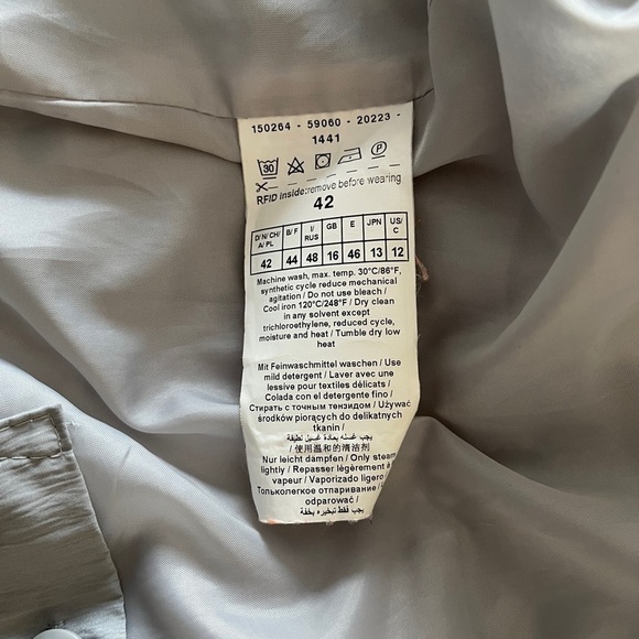 GERRY WEBER Grey Lightweight Zip Front Jacket Casual Neutral Travel Commute - Picture 11 of 16